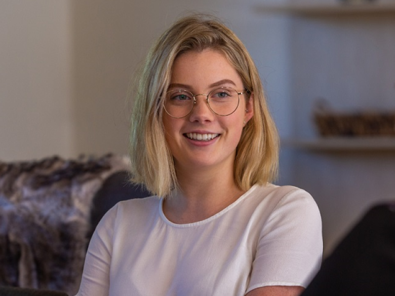 Women smiling