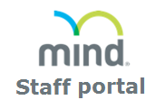 Mind logo with Staff portal text